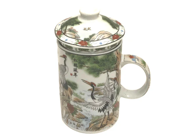 Multi-Color and Design Mug with Infuser - Image 2