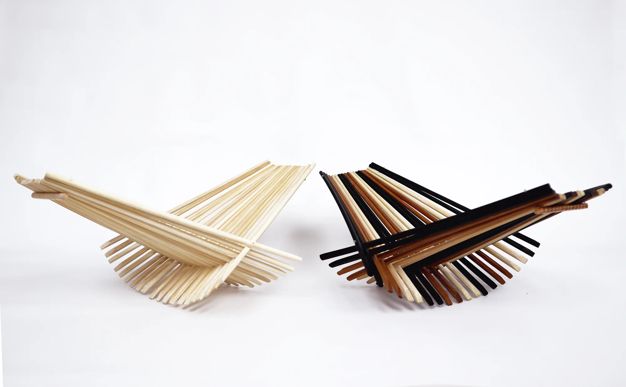 20 Pairs Chopsticks Folding Basket - Image 2