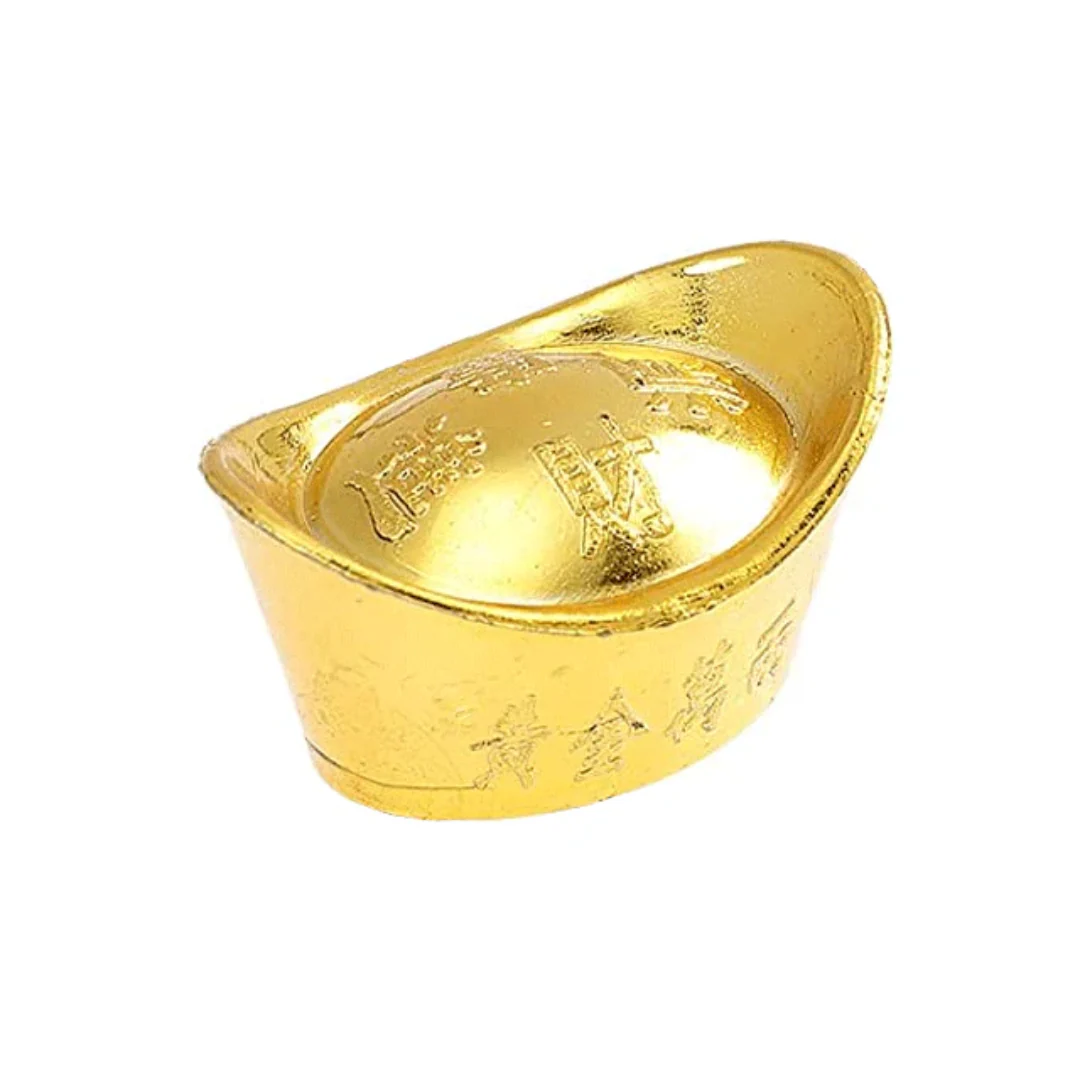 Lucky Gold Ingot Display - Metal