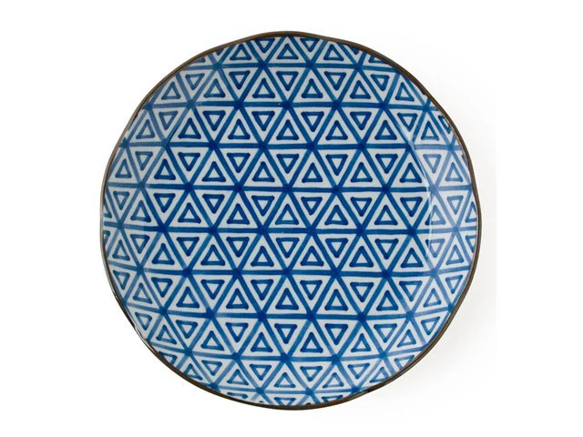 Monyou Blue on White Dinner Plate - 10" - Image 2