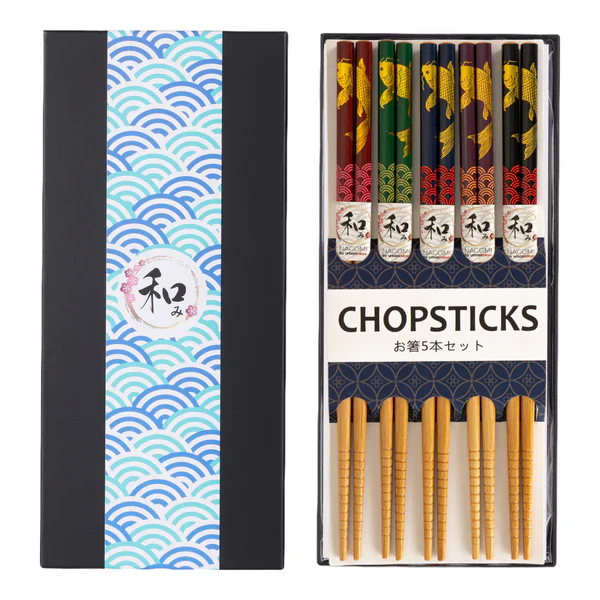 5-Piece Chopstick Set (Various Designs)