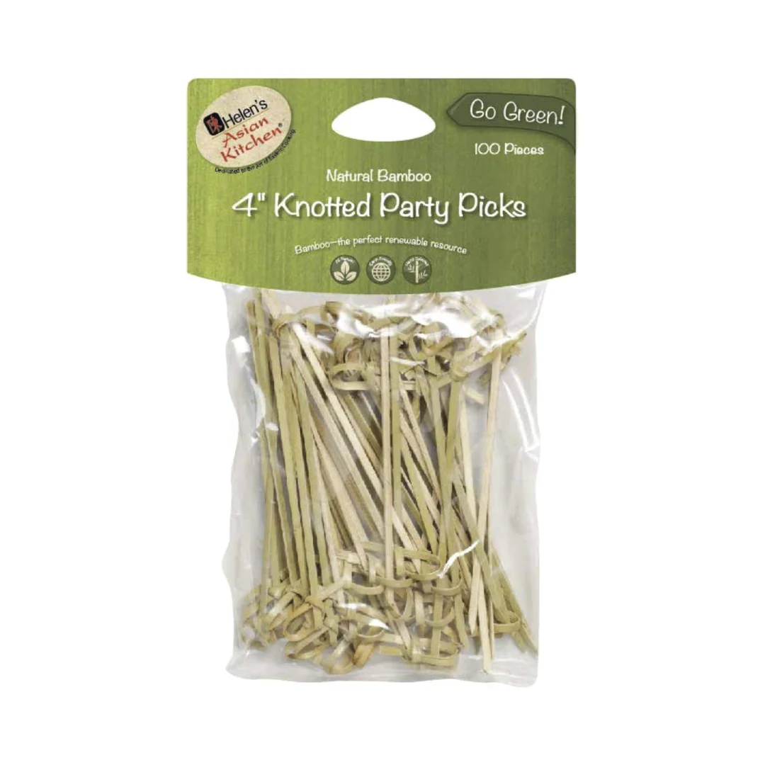 Knotted Bamboo Party Picks