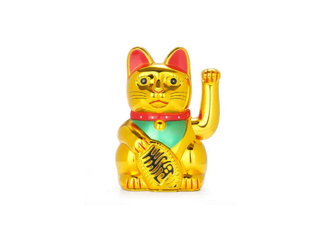 Battery Powered Hand Motion Lucky Cat - 7"H - Image 3