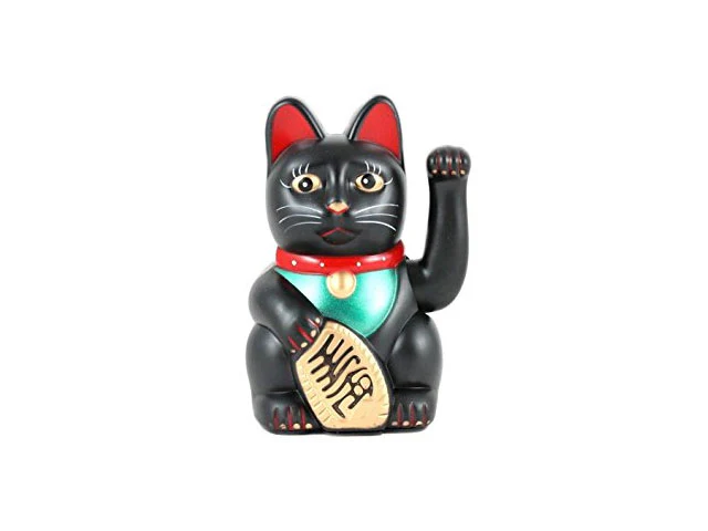Battery Powered Hand Motion Lucky Cat - 7"H - Image 4