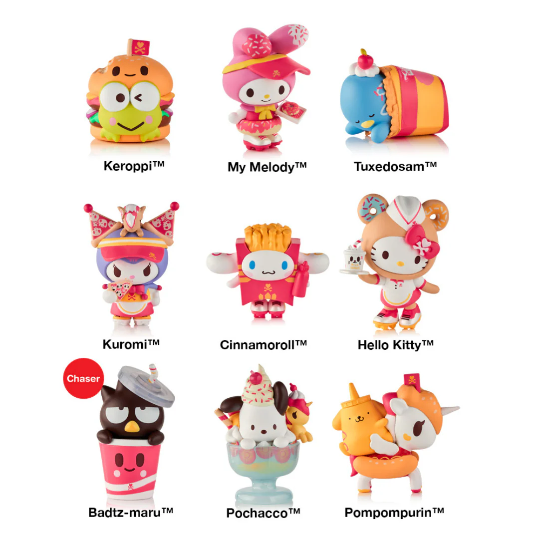 Tokidoki x Hello Kitty and Friends Fast Food Blind Box