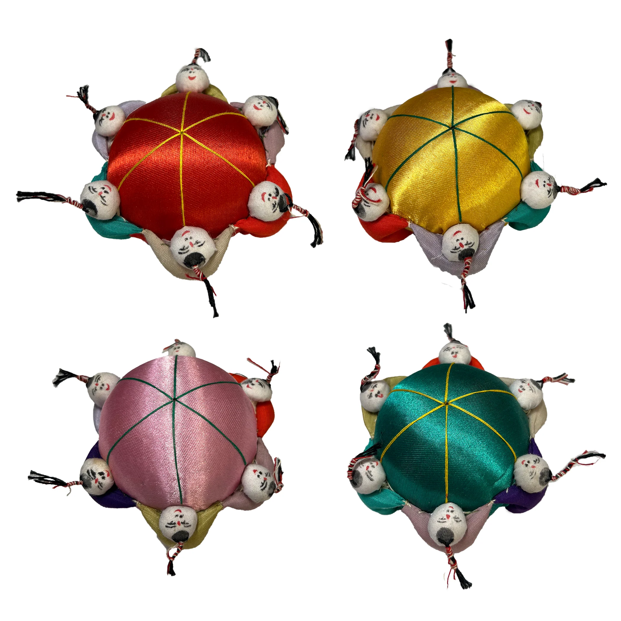 Chinese Pin Cushion with Six Lucky Babies