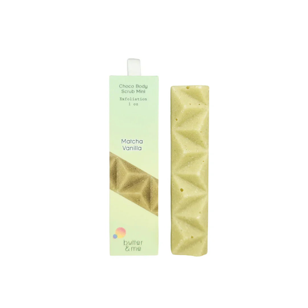 Choco Body Scrub Mini Bar - Matcha Vanilla