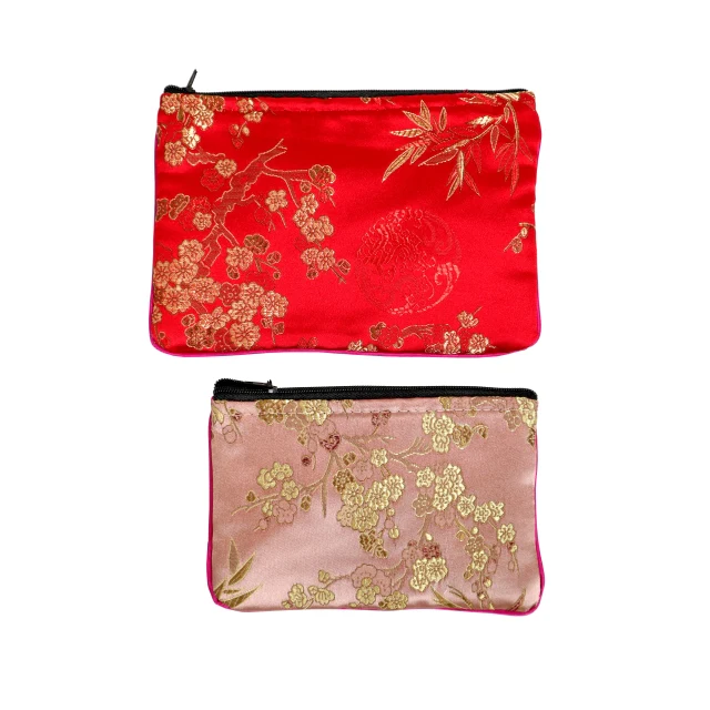 Brocade Zipper Pouch