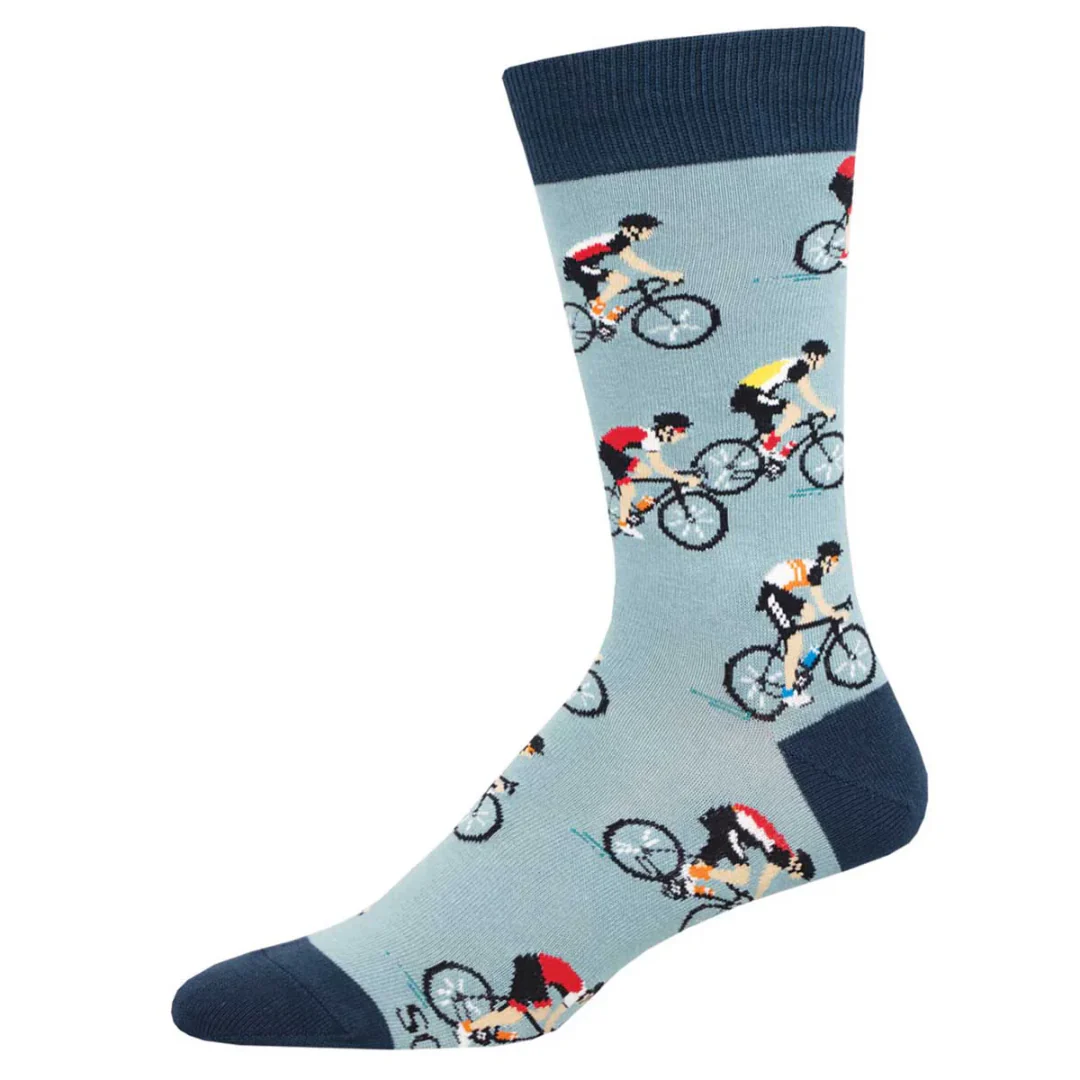 Cycling Crew Novelty Socks