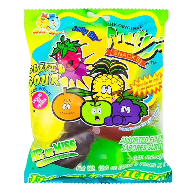 Din Don Fruity's Ju-C Sweet & Sour Jelly Bites