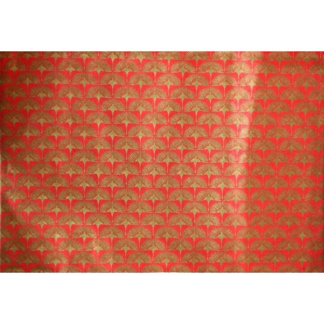 Handmade Nepal Silkscreen Paper - Cranes (Various Colors)