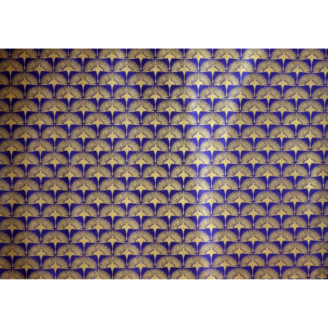 Handmade Nepal Silkscreen Paper - Cranes (Various Colors) - Image 2
