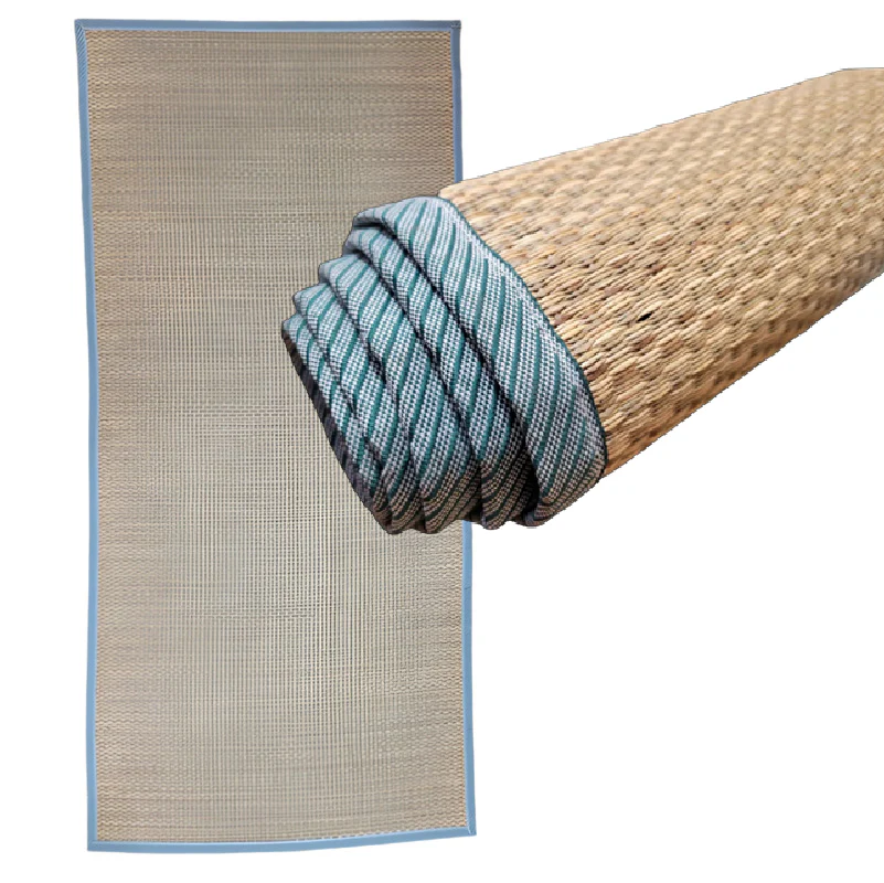 Heavy Straw Mat with Binding