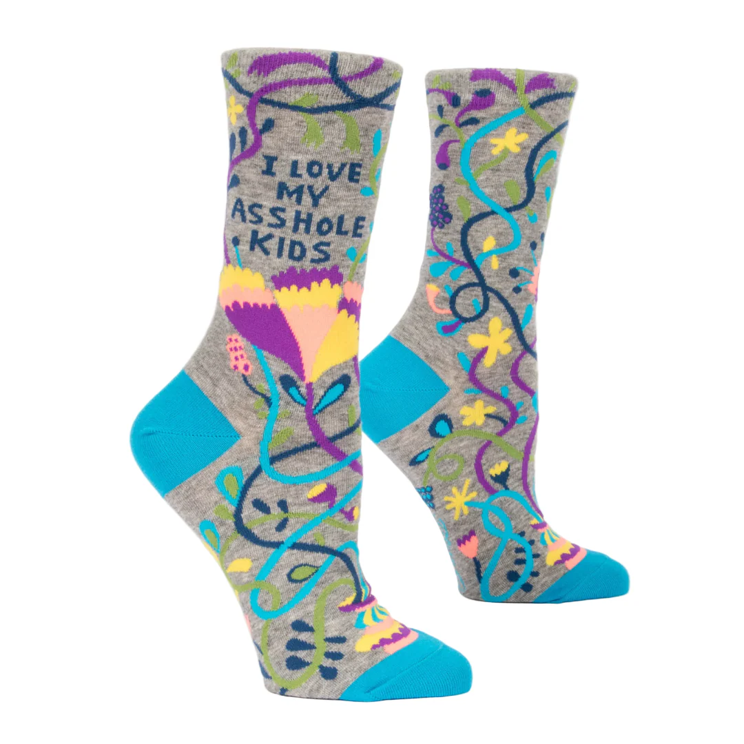 I Love My A**hole Kids Novelty Socks