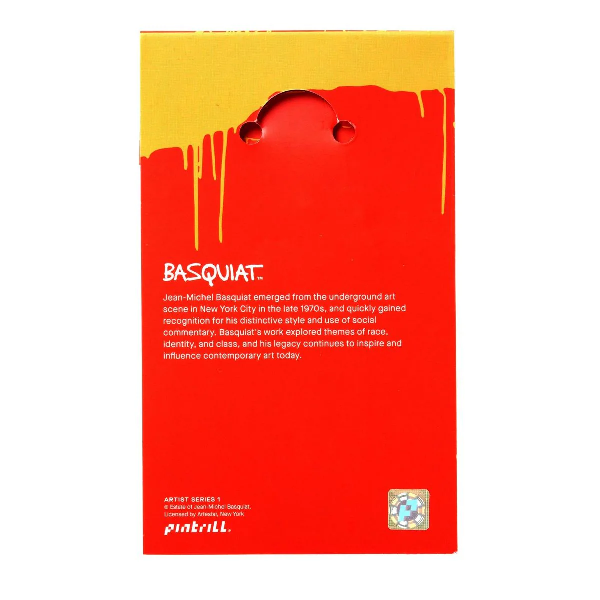 Jean-Michel Basquiat - Black and Gold Crown Keyclip - Image 2