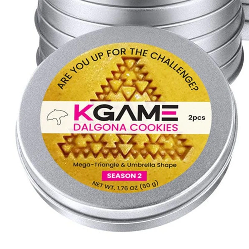 KGAME Dalgona Cookie Tin (2 Cookies) Season 2 #DalgonaChallenge