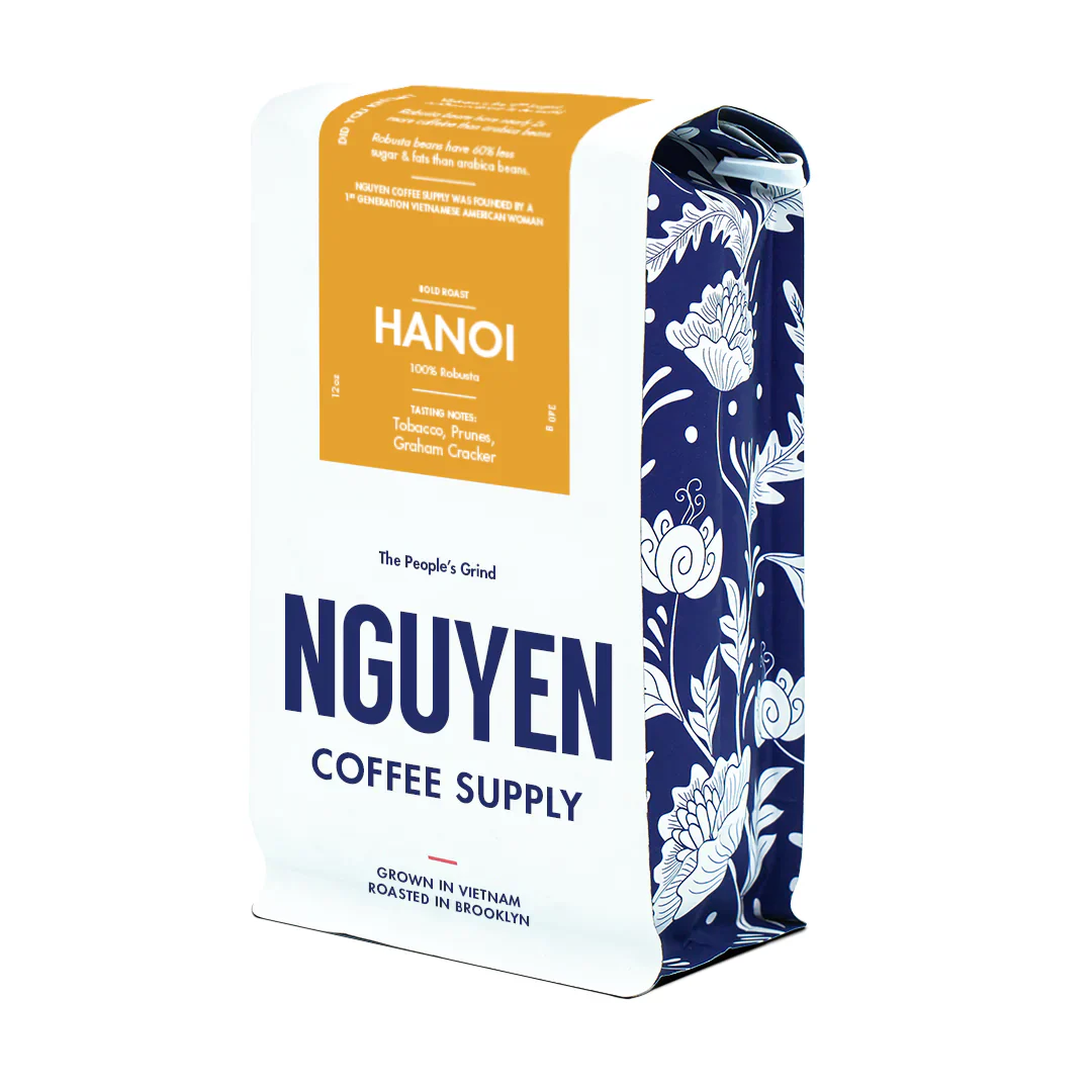 Nguyen Coffee Supply Hanoi Whole Bean Arabica Coffee (12 Ounces)