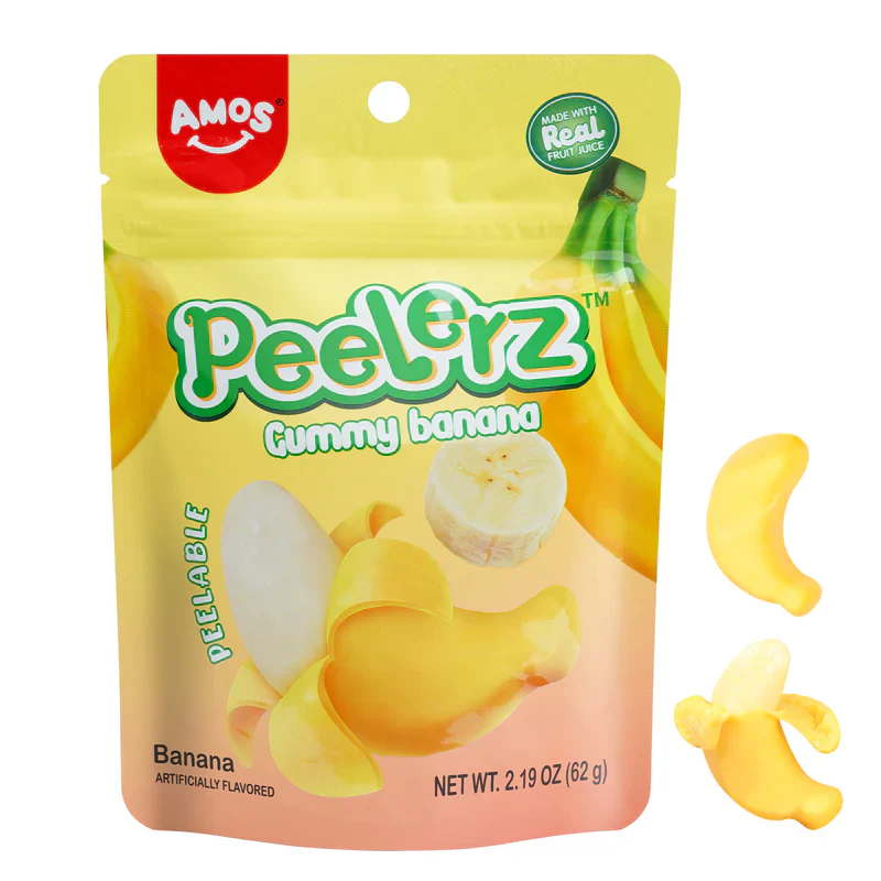 Amos Peelerz- Peelable Banana Gummy
