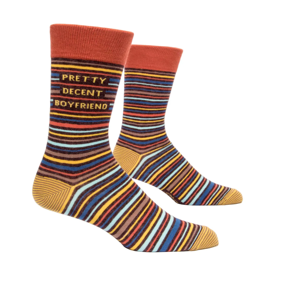 Pretty Decent Boyfriend Novelty Socks