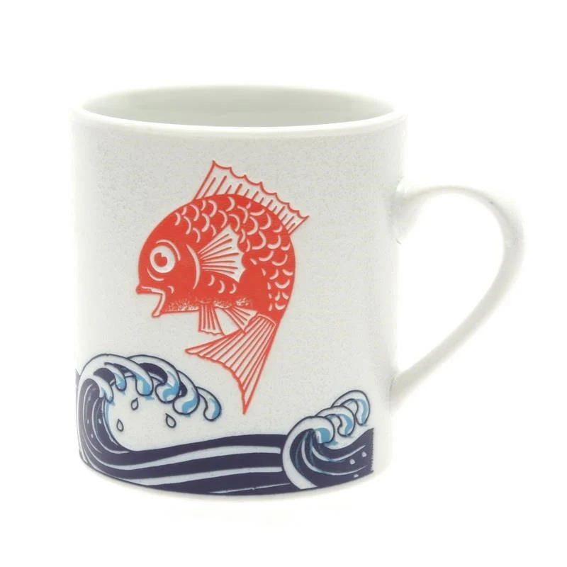 Red Sea Bream/Waves Mug   113-122