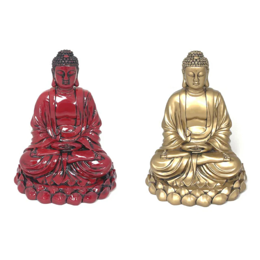 Meditating Ru Lai Buddha - 10"H