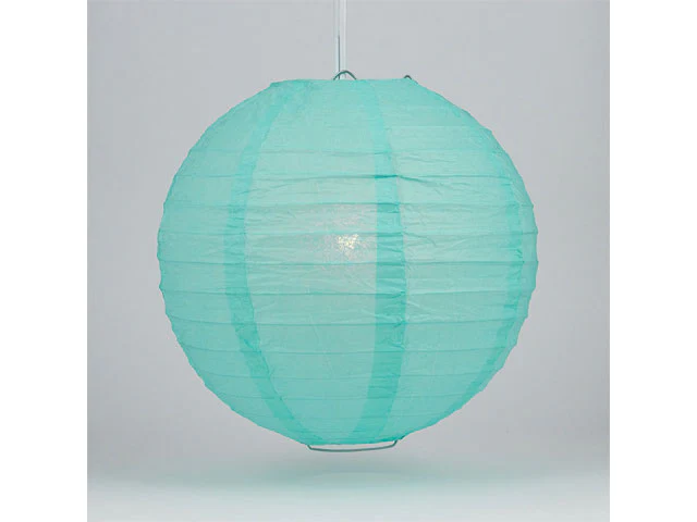 Wire Frame Spherical Paper Lantern (Color Group 3) - Image 5