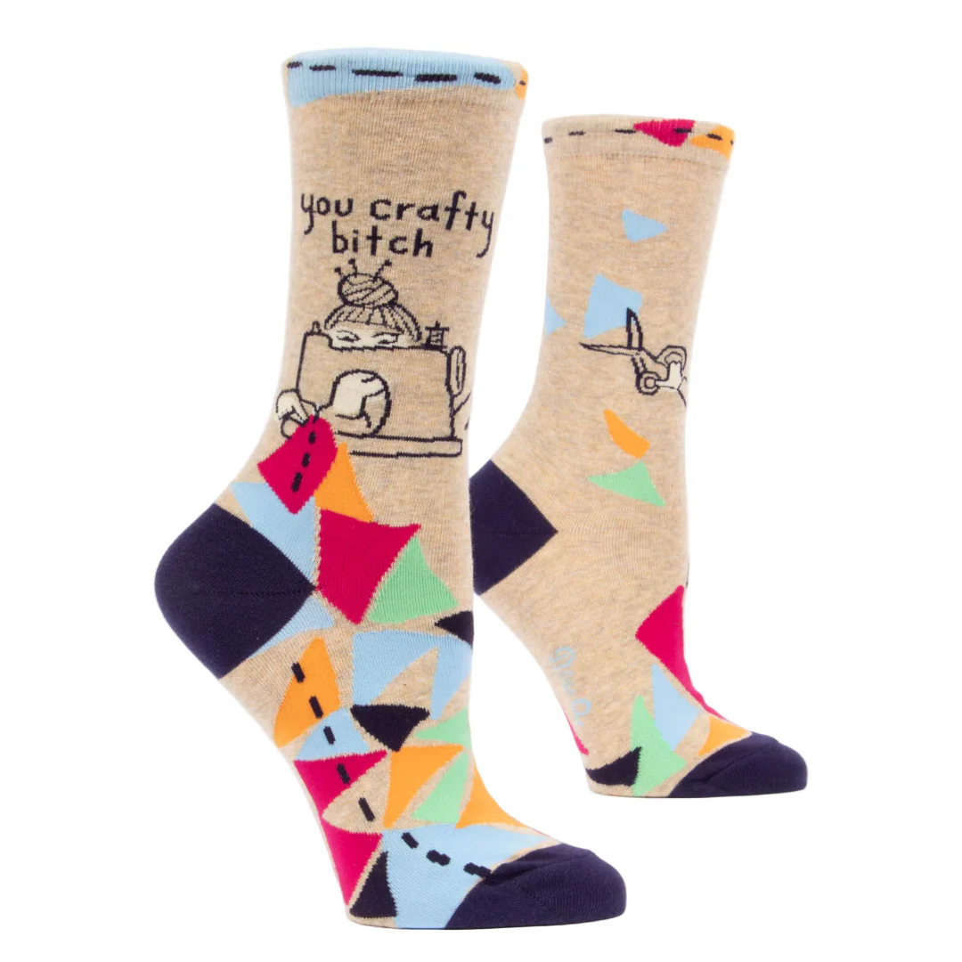 You Crafty B***h Novelty Socks
